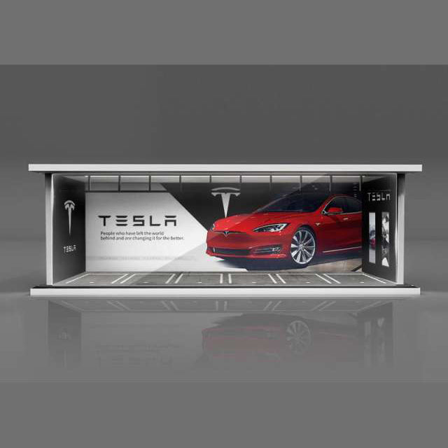1/64 Parking Garage "Tesla" (LED) v1