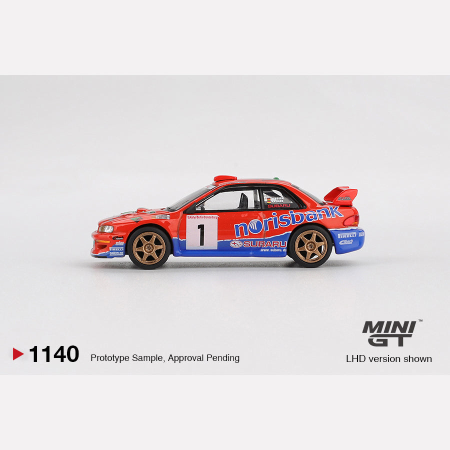 MiniGT #1140 Subaru Impreza WRC97 #1 1999 DRM Champion (Blister)