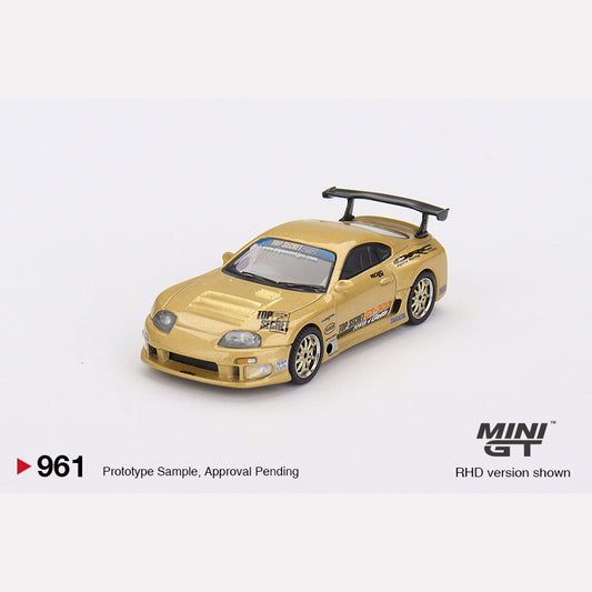 MiniGT #961 Toyota Supra (A80) Top Secret GT-300 Top Secret Gold