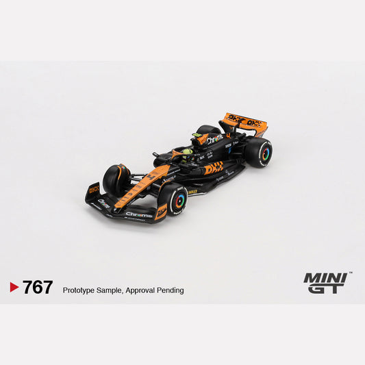 MiniGT #767 McLaren MCL60 #4 Lando Norris 2023 F1 2023 Japanese GP 2nd Place
