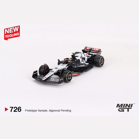 MiniGT #726 AlphaTauri AT04 #22 Yuki Tsunoda 2023 F1 2023 Australian GP