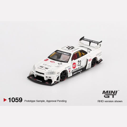 MiniGT #1059 Nissan LB-ER34 Super Silhouette ATHLETE/COLLET