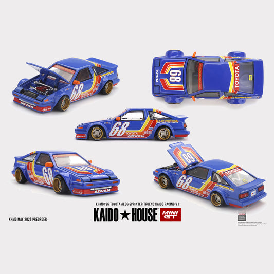 MiniGT KAIDO HOUSE Toyota AE86 Sprinter Trueno Kaido Racing V1