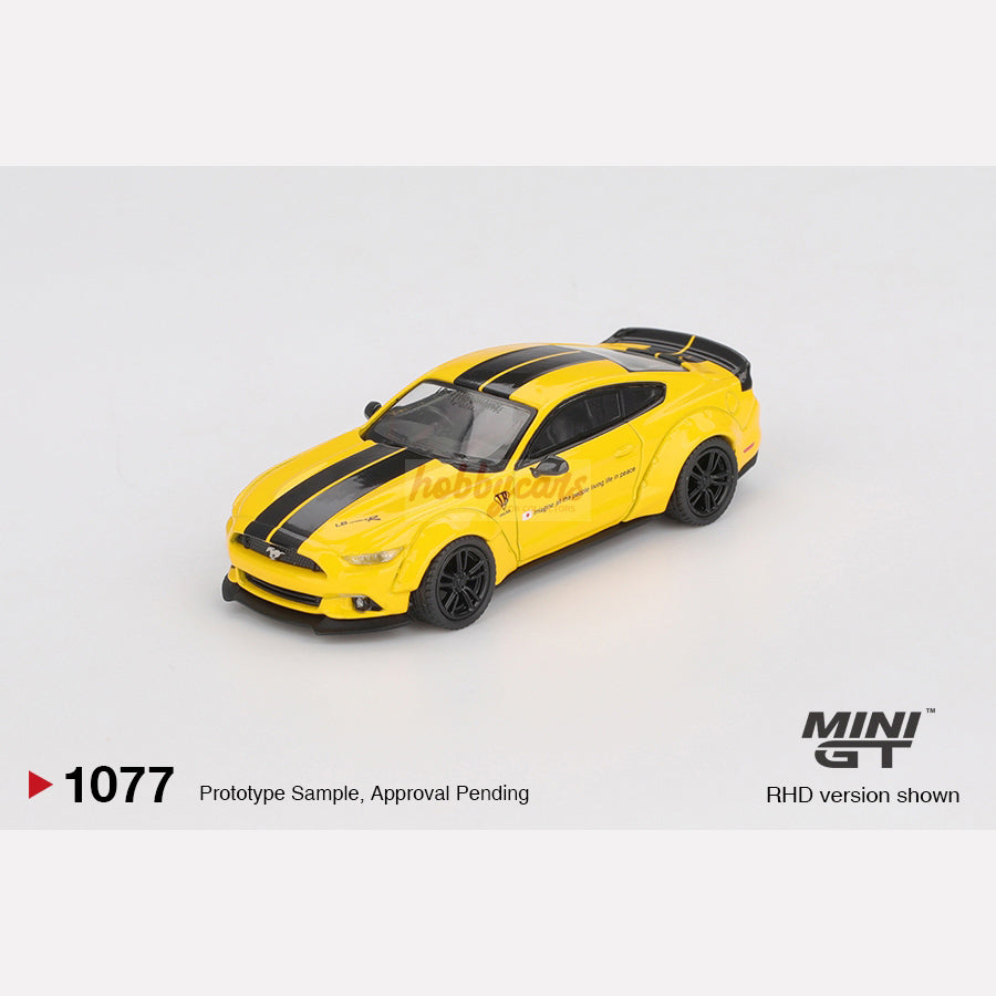 MiniGT #1077 LB-WORKS FORD MUSTANG Triple Yellow