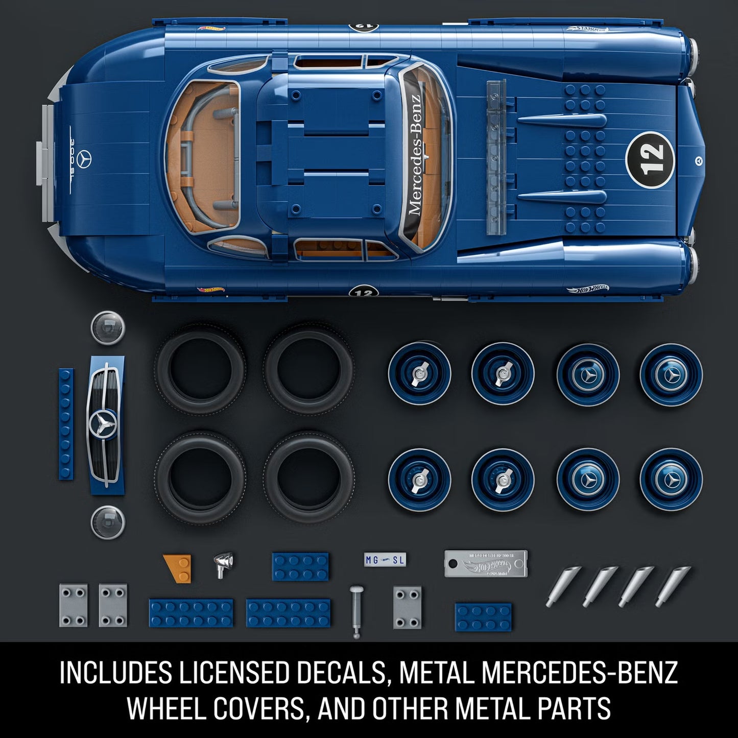 Hot Wheels (Brick Shop) Mercedes-Benz 300 SL Building Set