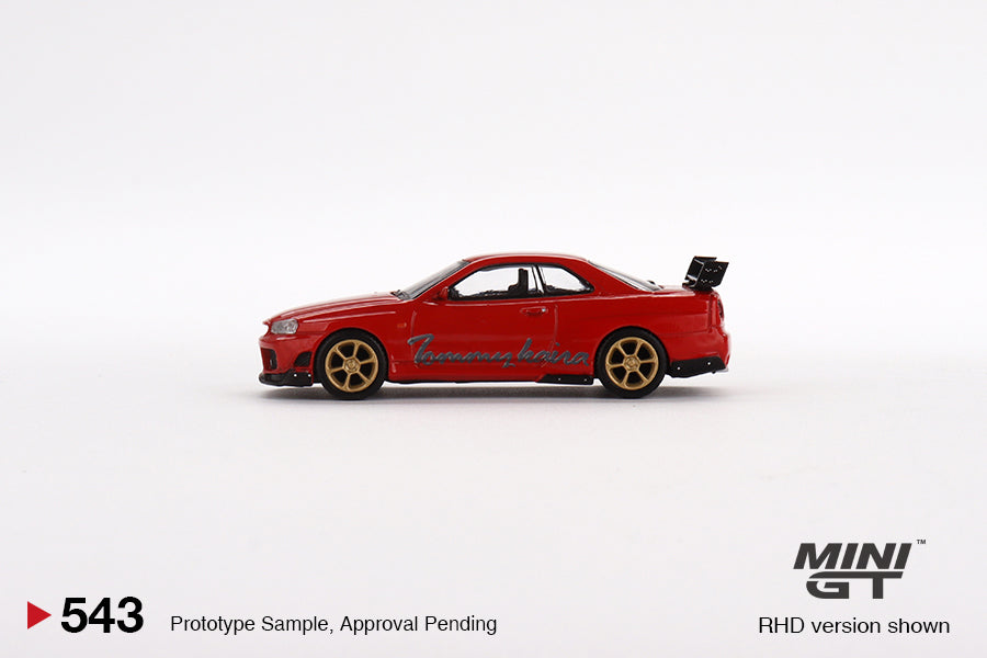 MiniGT 543 Nissan GT-R (R34) Tommykaira R-z Red