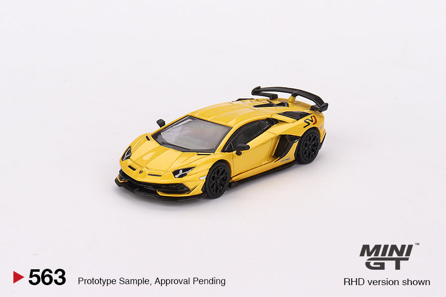 MiniGT #563 Lamborghini Aventador SVJ Giallo Orion