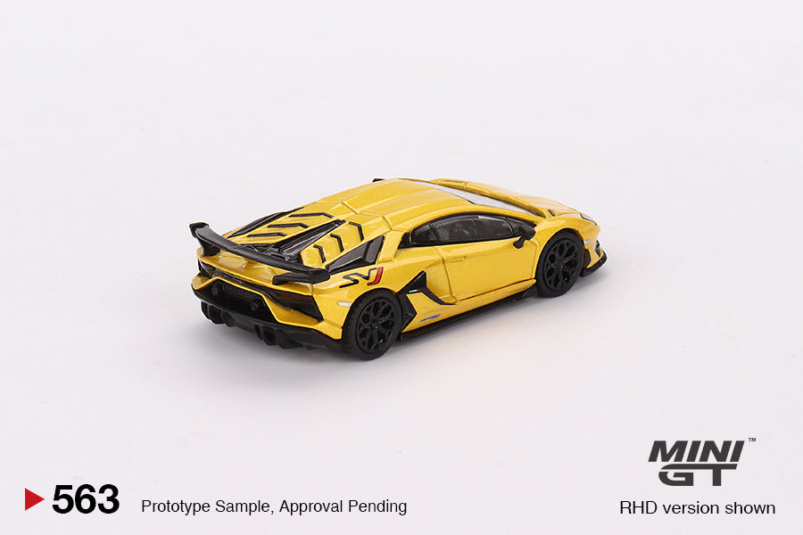 MiniGT #563 Lamborghini Aventador SVJ Giallo Orion