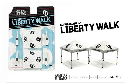 [PREORDER] American Diorama [1:64 Figure Set] Liberty Walk Canopy Set