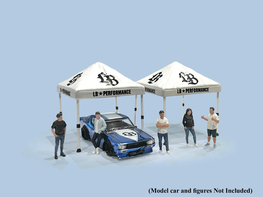 [PREORDER] American Diorama [1:64 Figure Set] Liberty Walk Canopy Set