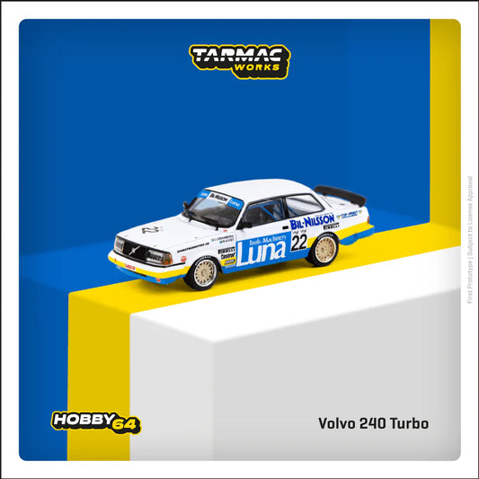 [PREORDER] Tarmac 1984 Volvo 240 Turbo #22 Ulf Granberg/Robert L. Kvist Winner