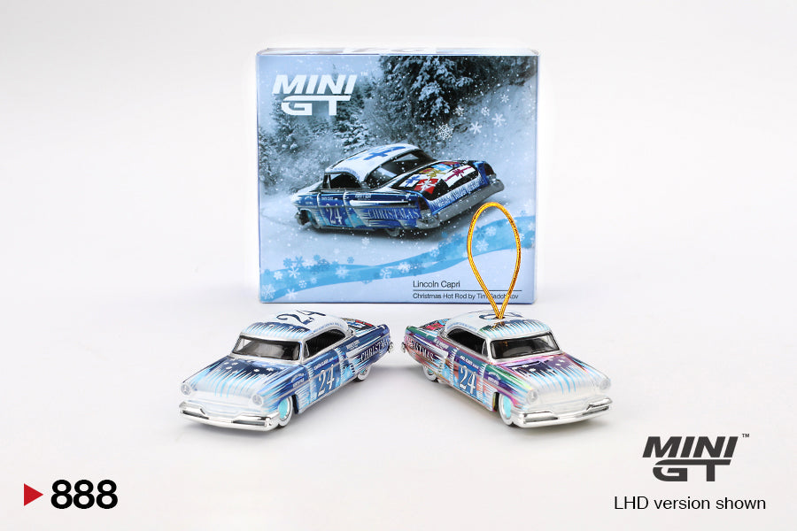 MiniGT #888 Lincoln Capri Christmas Hot Rod by Tim Sadchikov 2024 Christmas Edition