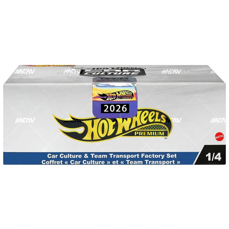 [PREORDER] Hot Wheels 2026 Car Culture & Team Transport Factory Set Mix 1