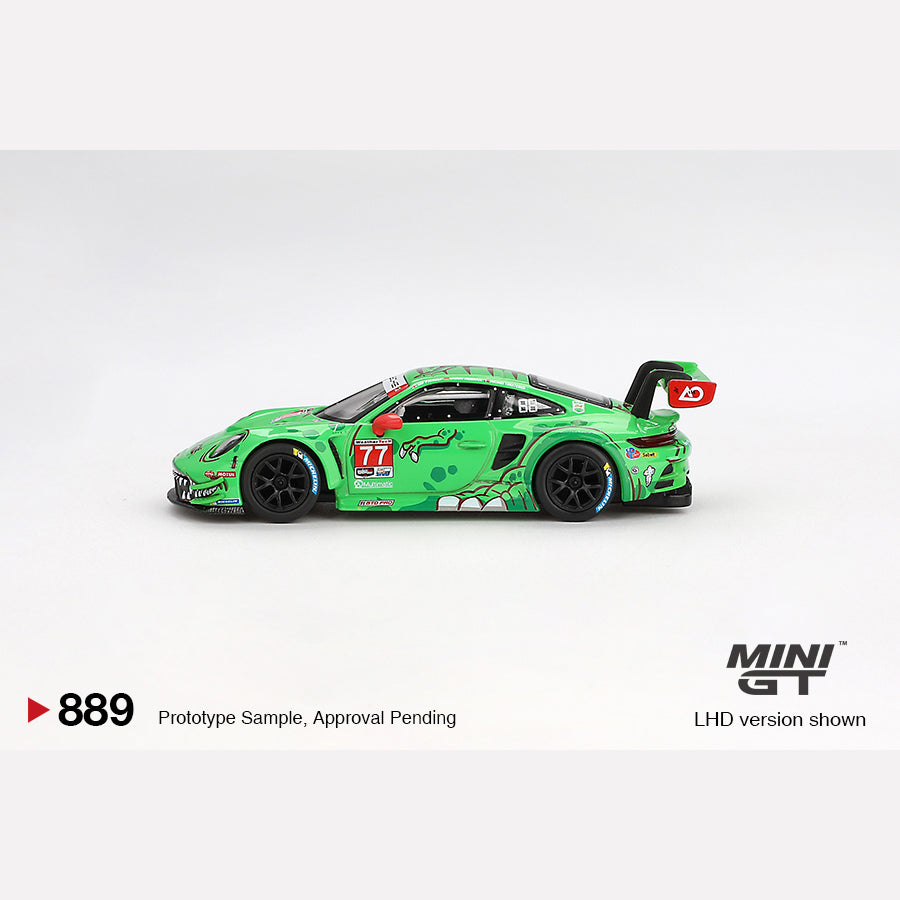 MiniGT #889 Porsche 911 GT3 R #77 AO Racing 2024 IMSA Daytona 24