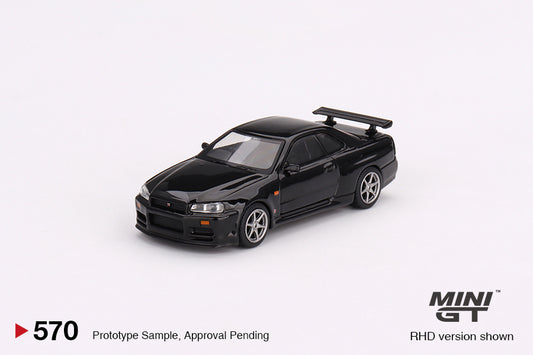 MiniGT 570 Nissan Skyline GT-R (R34) V-Spec Black Pearl