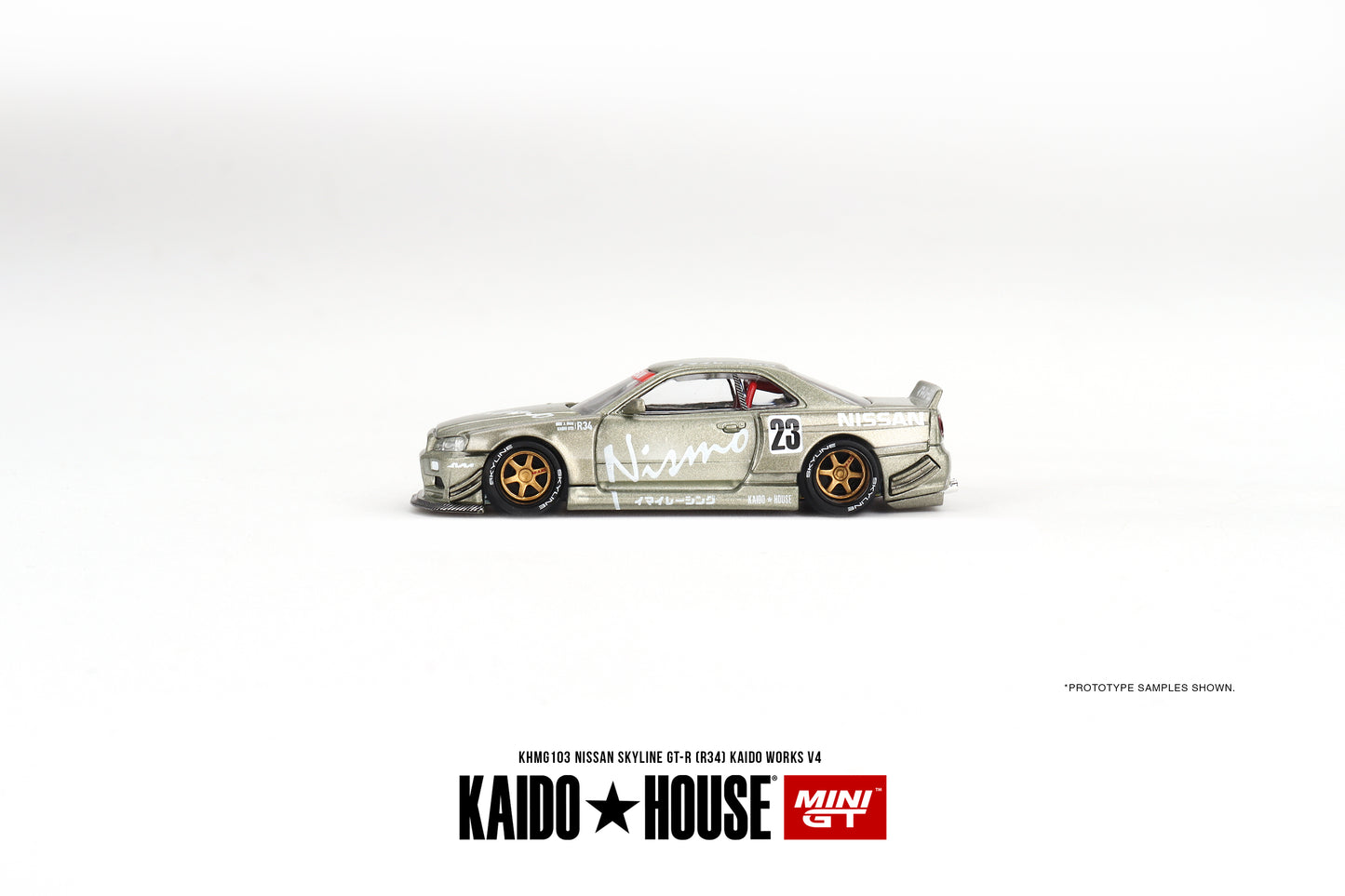 MiniGT KAIDO HOUSE Nissan Skyline GT-R (R34) Kaido Works V4