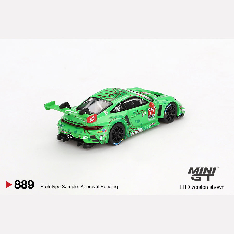 MiniGT #889 Porsche 911 GT3 R #77 AO Racing 2024 IMSA Daytona 24