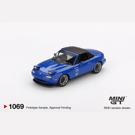 MiniGT #1069 Mazda Miata MX-5 (NA) Tuned Version Dark Blue