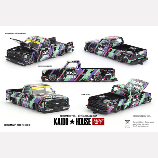 MiniGT KAIDO HOUSE Chevrolet Silverado KAIDO HKS V1