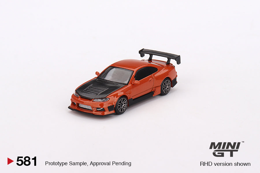 MiniGT 581 Nissan Silvia S15 D-MAX Metallic Orange