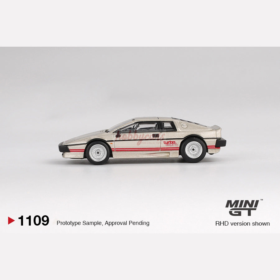 MiniGT #1109 Lotus Esprit Turbo Metallic Silver