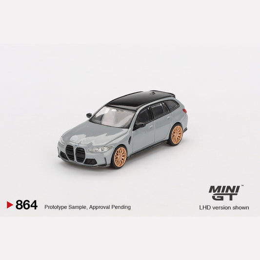 MiniGT #864 BMW M3 Competition Touring Brooklyn Grey