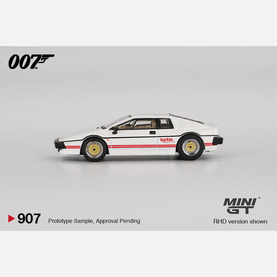 MiniGT #907 Lotus Esprit Turbo White "For Your Eyes Only" (Blister)