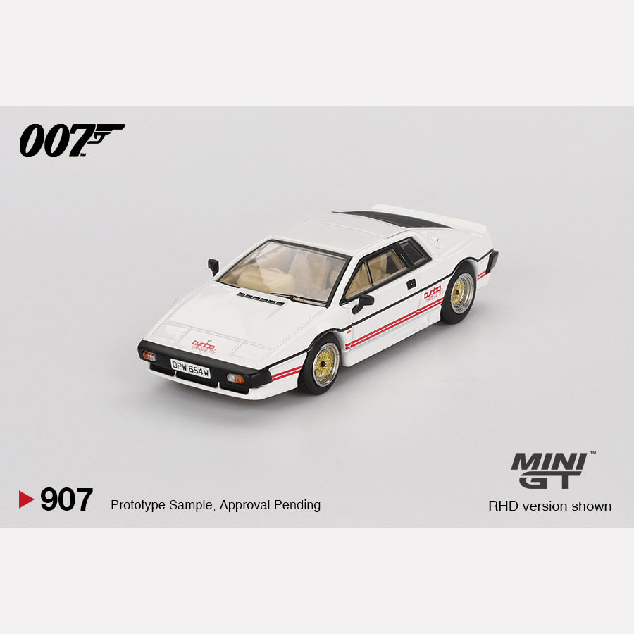 MiniGT #907 Lotus Esprit Turbo White "For Your Eyes Only" (Blister)