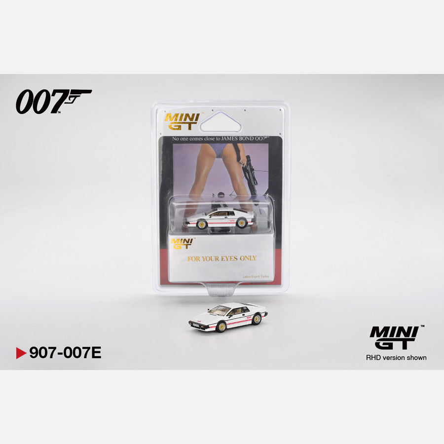 MiniGT #907 Lotus Esprit Turbo White "For Your Eyes Only" (Blister)