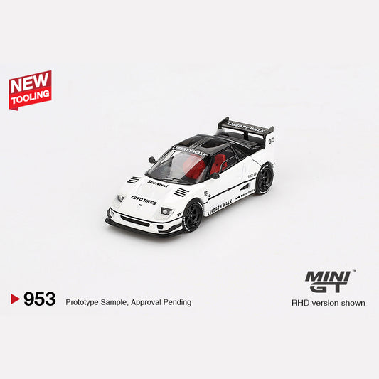 MiniGT #953 Mazda AZ-1 Liberty Walk LB40 White 2024 Tokyo Auto Salon