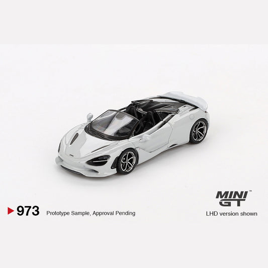 MiniGT #973 McLaren 750S Spider Cirrus Grey
