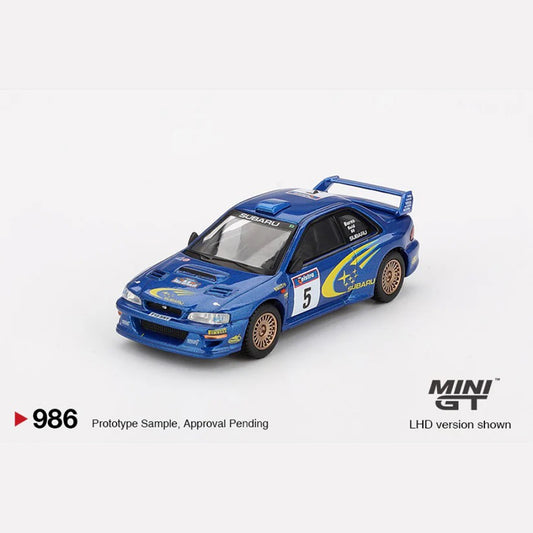 MiniGT #986 Subaru Impreza WRC99 1999 Rally Australia Winner #5 (Australia Exclusive)