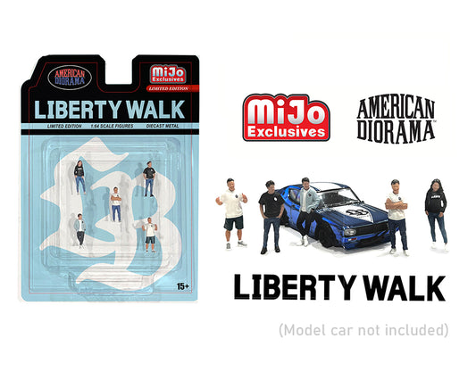 [PREORDER] American Diorama [1:64 Figure Set] Team Liberty Walk