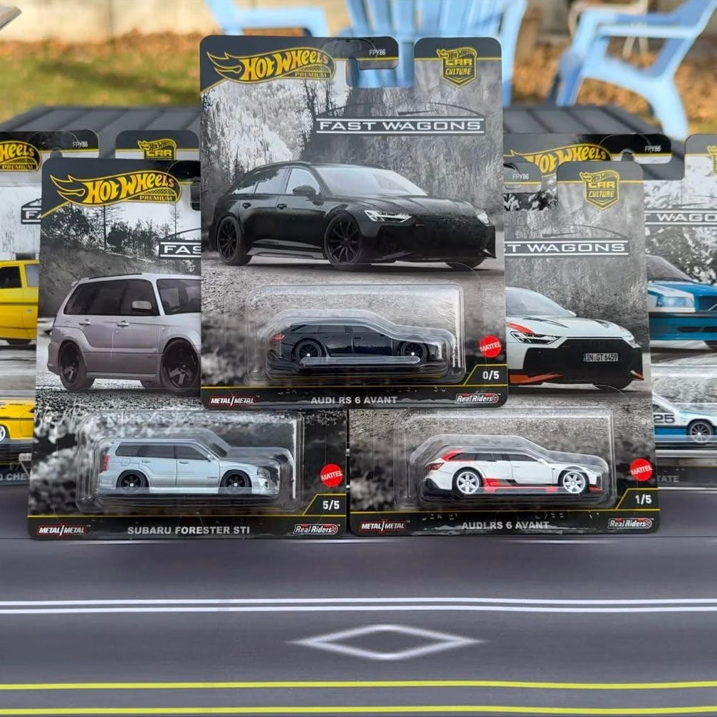 [PREORDER] Hot Wheels [2025 Fast Wagons] Set of 5 Cars