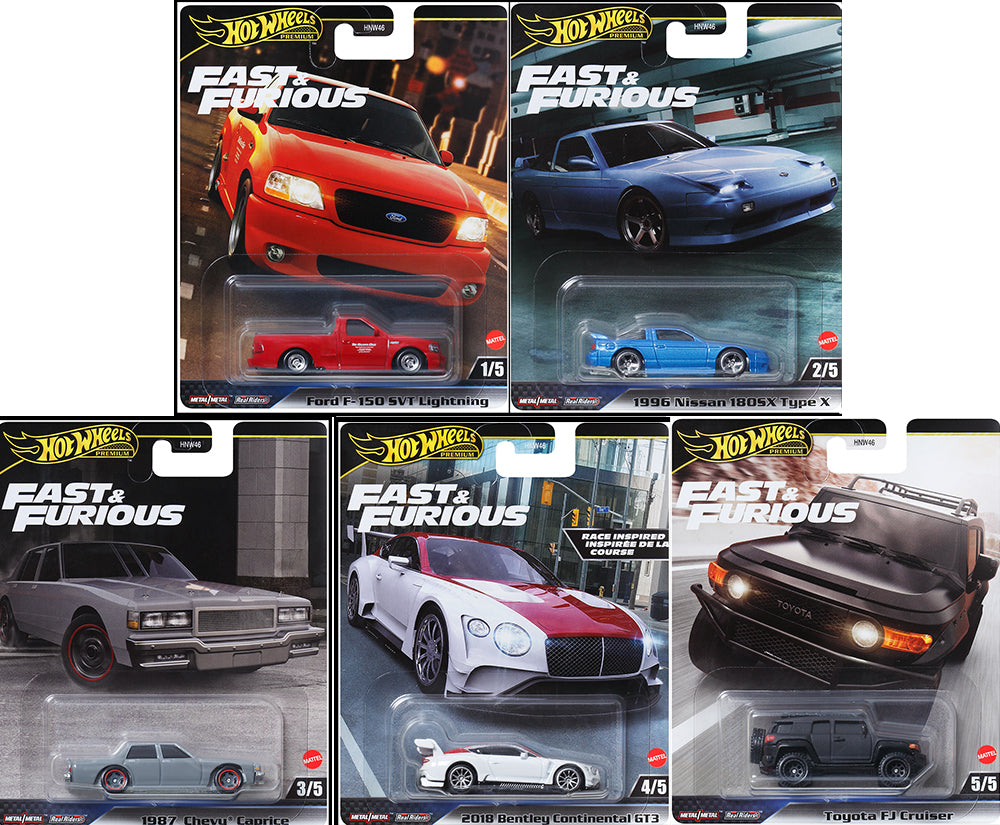 [PREORDER] Hot Wheels [2024 Fast & Furious] Mix 4, Set of 5 Cars