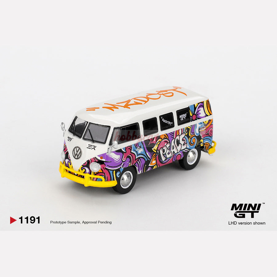MiniGT #1191 Volkswagen T1 Microbus Mizu Design (Blister)