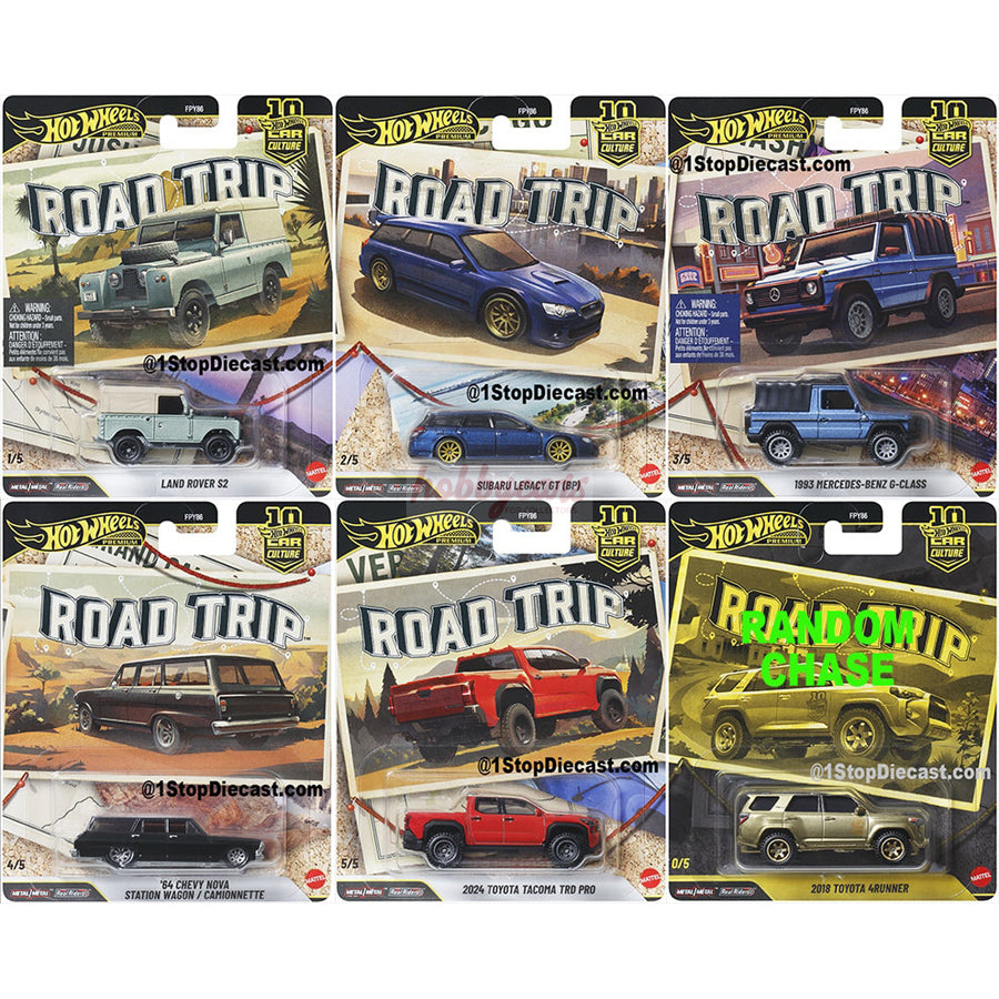 [PREORDER] Hot Wheels [2026 Road Trip] Sealed Box of 10 Cars