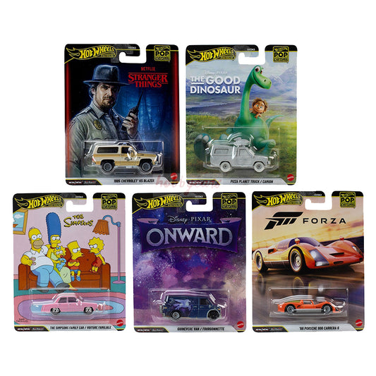 [PREORDER] Hot Wheels [2026 Pop Culture] Mix 5, Set of 5 Cars