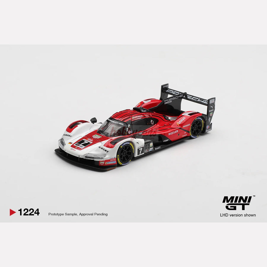 [PREORDER] MiniGT #1224 Porsche 963 #7 Porsche Penske Motorsport 2025 IMSA Daytona 24 Hrs Winner