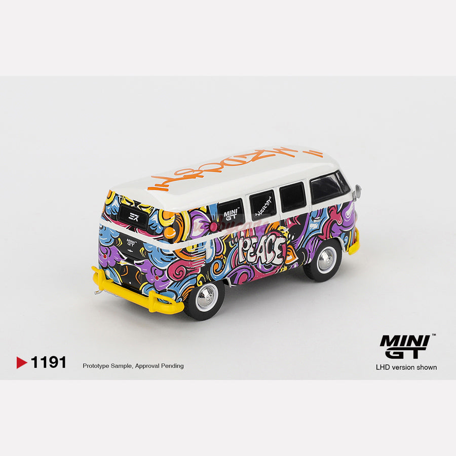MiniGT #1191 Volkswagen T1 Microbus Mizu Design (Blister)