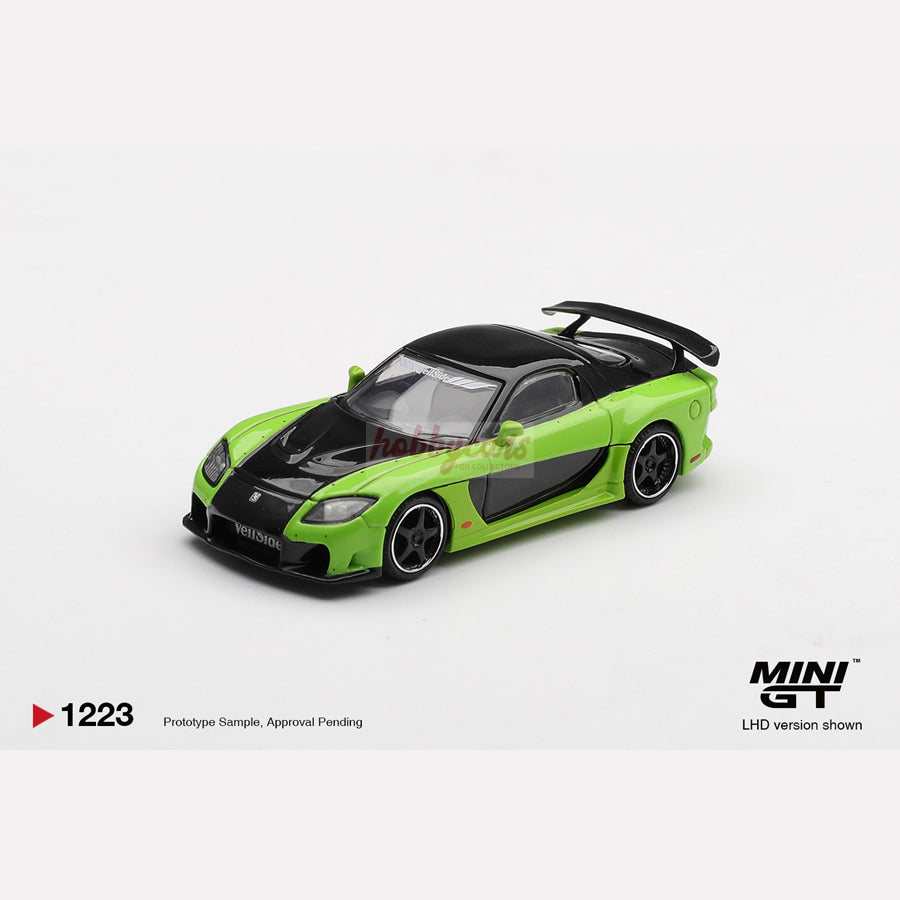[PREORDER] MiniGT #1223 Mazda RX-7 VeilSide Fortune7 Green