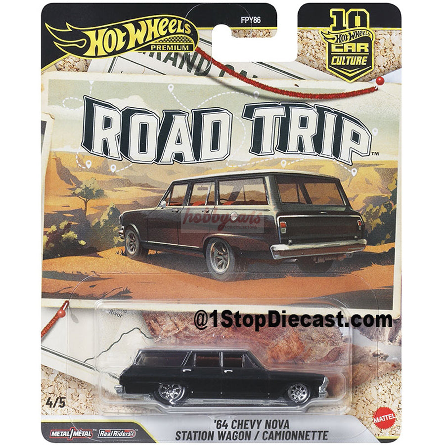 [PREORDER] Hot Wheels [2026 Road Trip] Sealed Box of 10 Cars