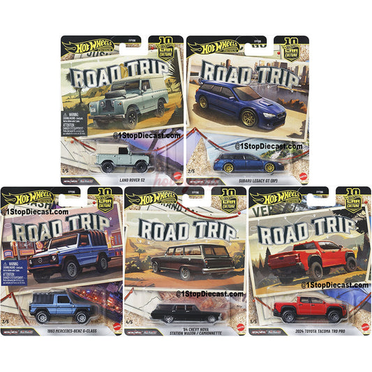 [PREORDER] Hot Wheels [2026 Road Trip] Set of 5 Cars