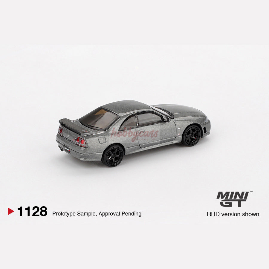 MiniGT #1128 NISSAN Skyline GT-R Dark Metal Gray (NISMO BCNR33 CRS Version) (Blister)