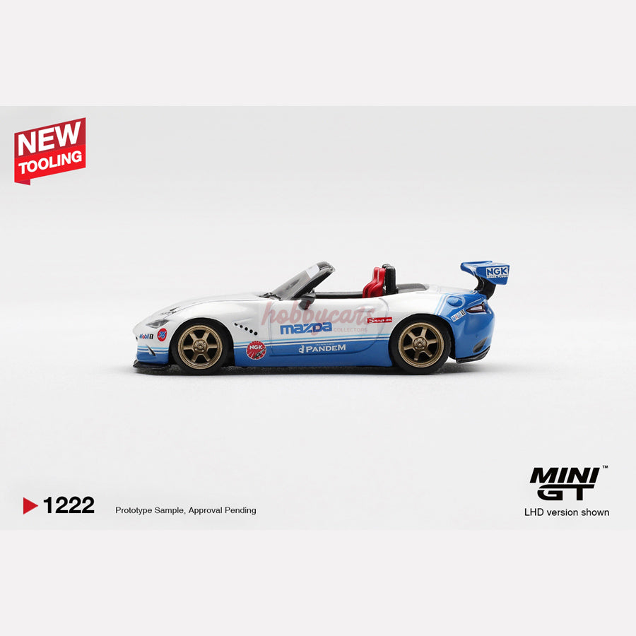 [PREORDER] MiniGT #1222 Mazda Miata MX-5 (ND) Pandem IMSA