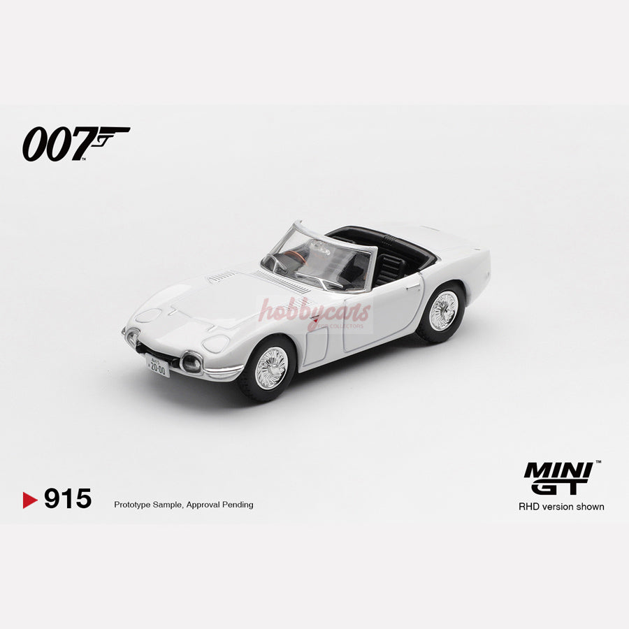MiniGT #915 Toyota 2000GT Roadster “You Only Live Twice” (Blister)
