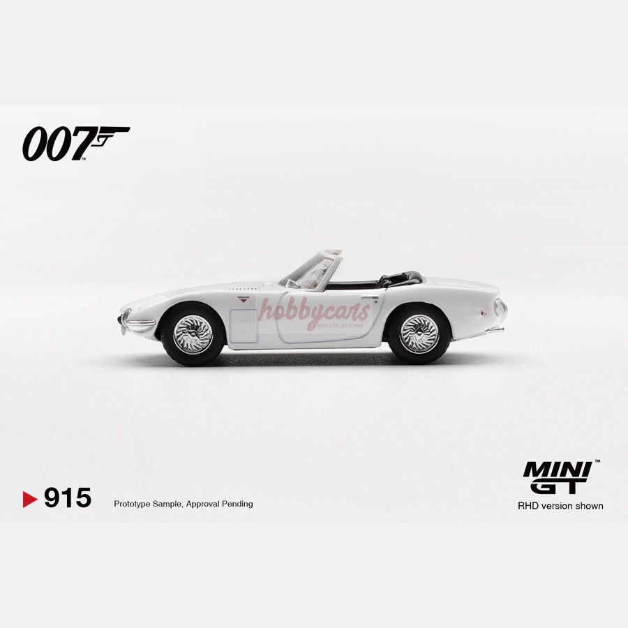 MiniGT #915 Toyota 2000GT Roadster “You Only Live Twice” (Blister)