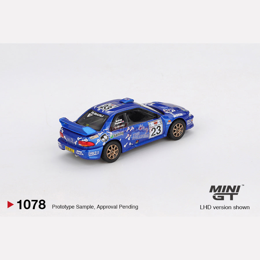 MiniGT #1078 Subaru Impreza WRC99 #23 2000 Acropolis Rally (Blister)