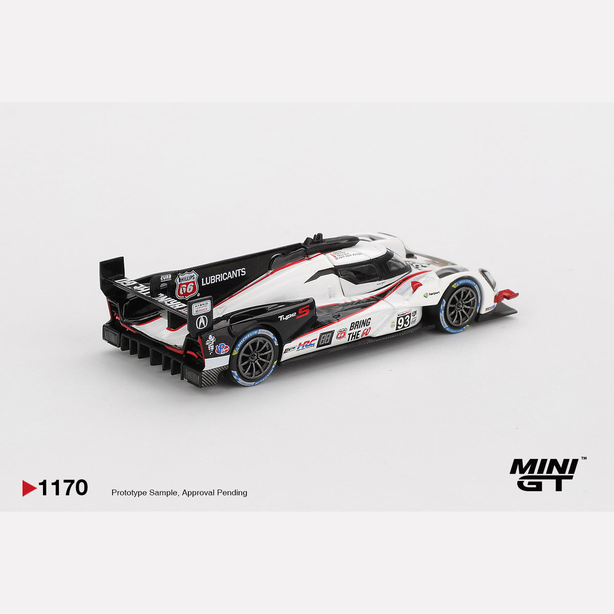 MiniGT #1170 Acura ARX-06 GTP #93 Acura Meyer Shank Racing 2025 IMSA Daytona 24 Hrs (LHD)