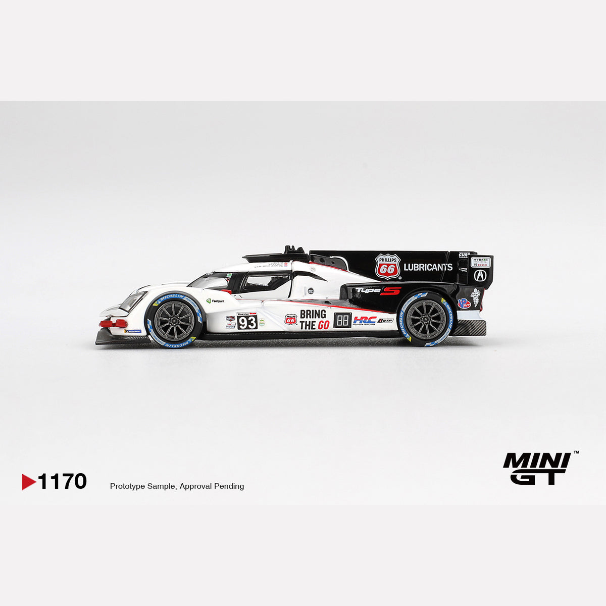 MiniGT #1170 Acura ARX-06 GTP #93 Acura Meyer Shank Racing 2025 IMSA Daytona 24 Hrs (LHD)